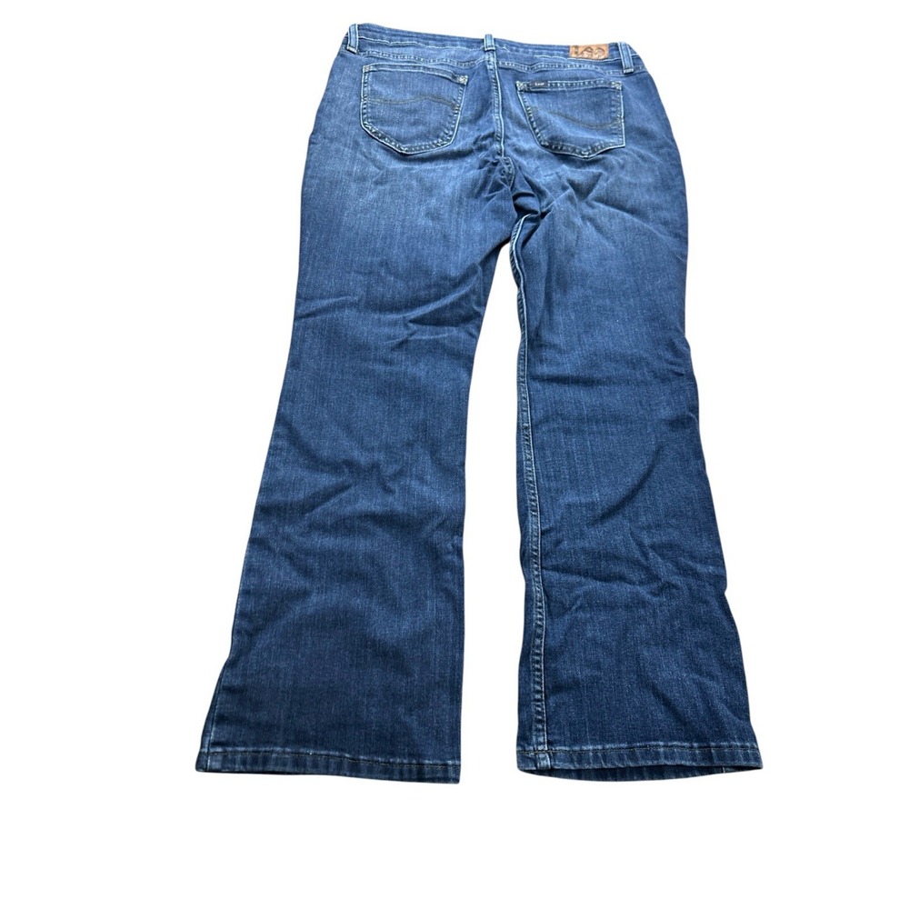 Lee women's jeans 34x30 16s Boot Cut Regular Fit Mid Rise Blue